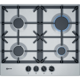 Neff T26DS49N0 58cm Gas Hob - Stainless Steel