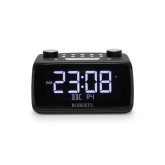 Roberts Radio ORTUS4BK Black Alarm Clock Radio DAB+/FM