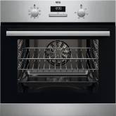 AEG BCX23101EM 59.4cm Built In Electric Single Oven - Stainless