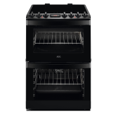 AEG CIB6742MCB 60 cm Induction Double Electric Cooker - Matte Black