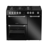 Leisure PR100F530K 100cm Dual Fuel Cuisinemaster Pro, Black