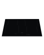 CDA SC223BLKIT 59.5cm Built In Electric Single Oven with 59.2cm Induction Hob - Black