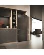 Haier HFR3718ENMD  70cm 60/40 Total No Frost Fridge Freezer - Dark Inox