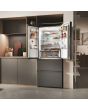 Haier HFR3718ENMD  70cm 60/40 Total No Frost Fridge Freezer - Dark Inox