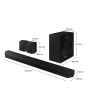 Samsung HW-Q990D/XU 11.1.4ch Soundbar with Wireless Acoustic lens Subwoofer & Rear Speakers - Black