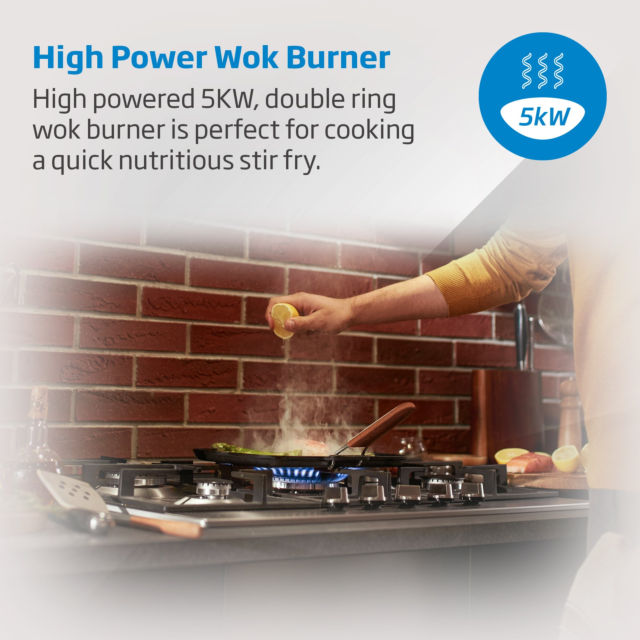 Beko CIHYG32SXE 75cm Gas Hob - Stainless Steel