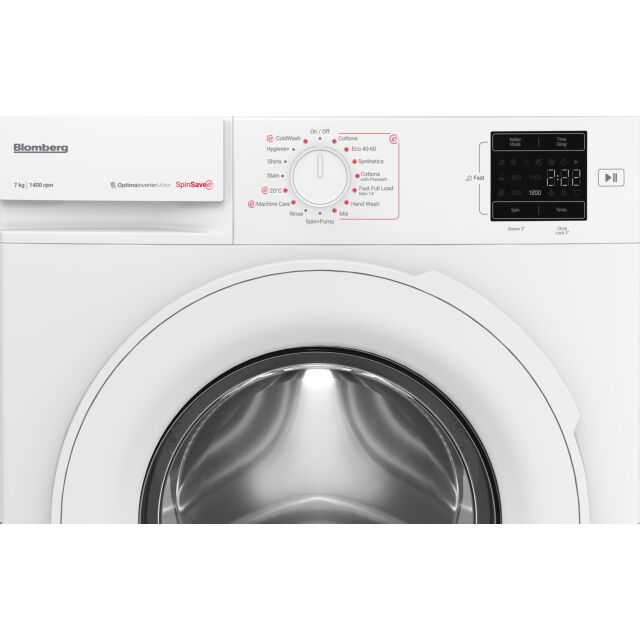 Blomberg LWA27461W 7kg 1400 Spin Washing Machine - White