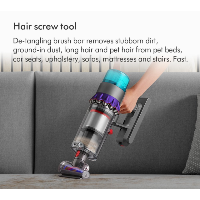 Dyson GEN5DETECT-2023 Cordless Stick Vacuum Cleaner - 70 Minutes Run Time - Purple