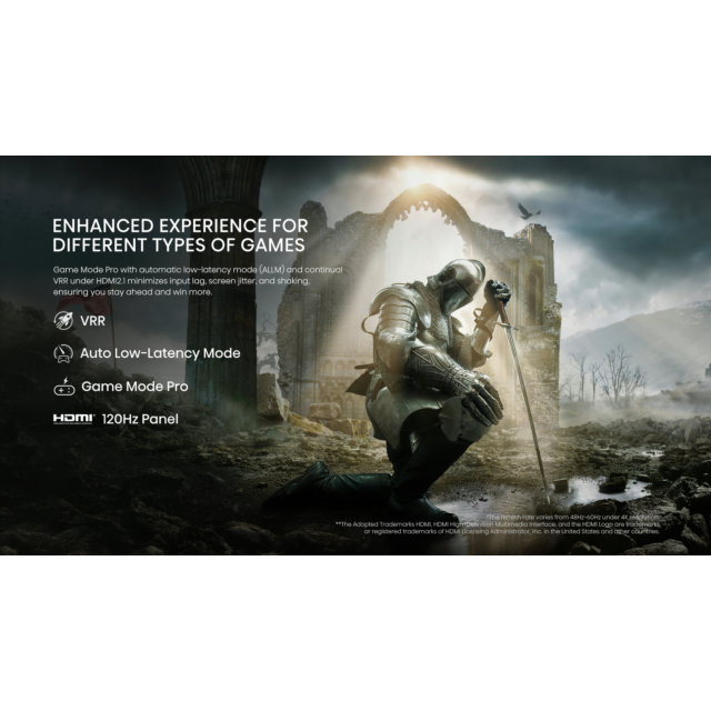 Hisense 75U9GQTUK 75inch4K Mini LED TV with Auto Low Latency Mode and game mode Pro