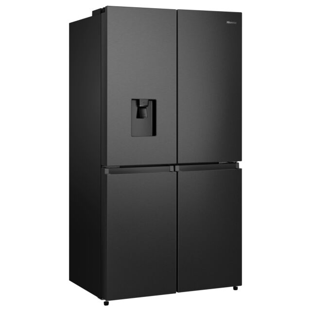 Hisense RQ758N4SWFE PureFlat Smart Fridge Freezer - Black Stainless Steel