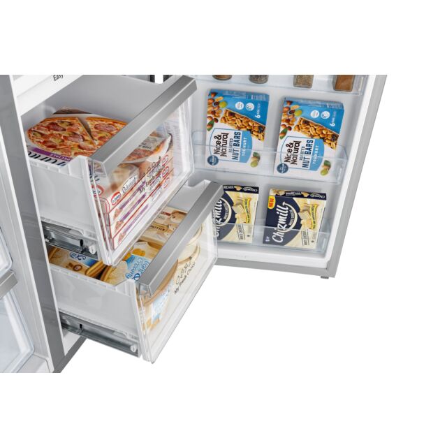 Hisense RQ758N4SWFE PureFlat Smart Fridge Freezer - Black Stainless Steel