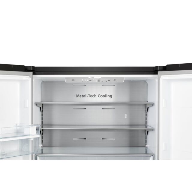 Hisense RQ758N4SWFE PureFlat Smart Fridge Freezer - Black Stainless Steel