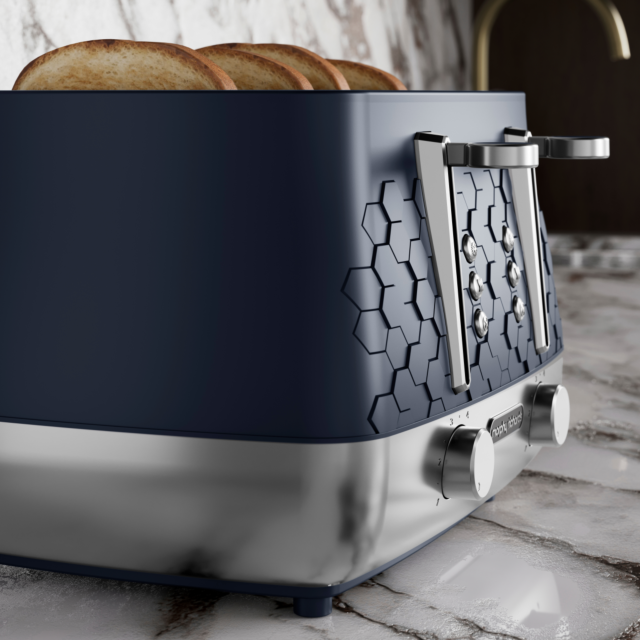 Morphy Richards 243021 Cassini 4-Slice Toaster Outer Space - Blue