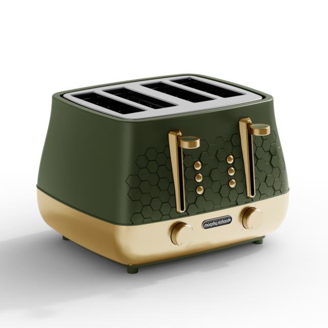 Morphy Richards 243022 Cassini 4-Slice Toaster Olivine - Green