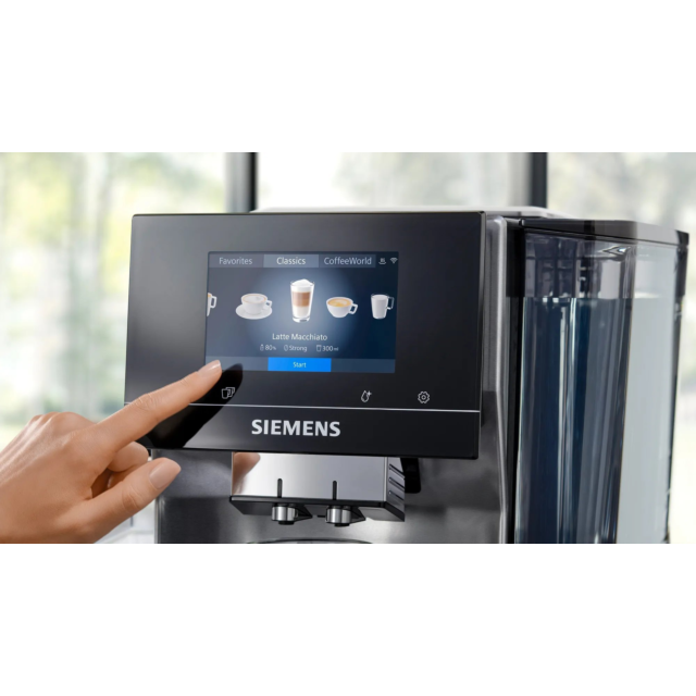 Siemens TQ707GB3 Bean to Cup Fully Automatic Freestanding Coffee Machine - Stainless Steel