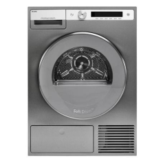 ASKO T608HX_S_UK 8kg Heat Pump Tumble Dryer - Stainless Steel