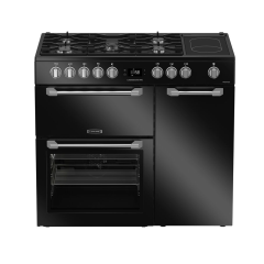 Leisure PR100F530K 100cm Dual Fuel Cuisinemaster Pro, Black