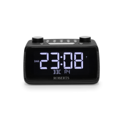 Roberts Radio ORTUS4BK Black Alarm Clock Radio DAB+/FM
